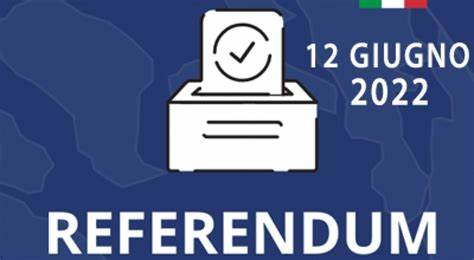 Referendum Popolari di Domenica 12 giugno 2022