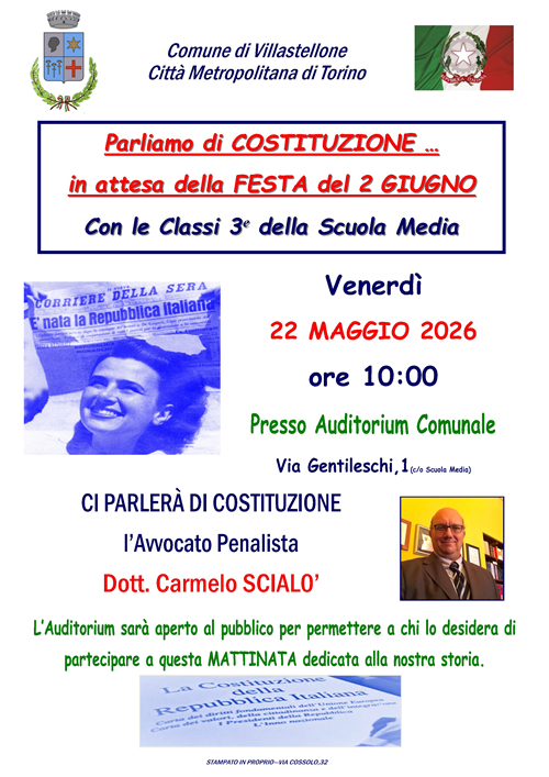 Parliamo di Costituzione