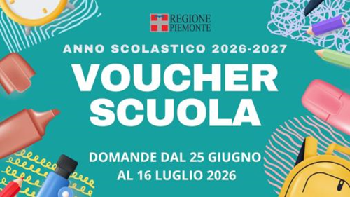 Voucher scuola 2026 - 2027